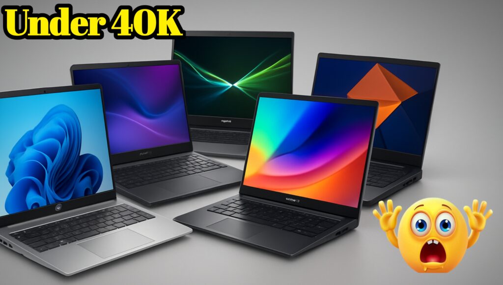 best laptops under ₹40000 in India